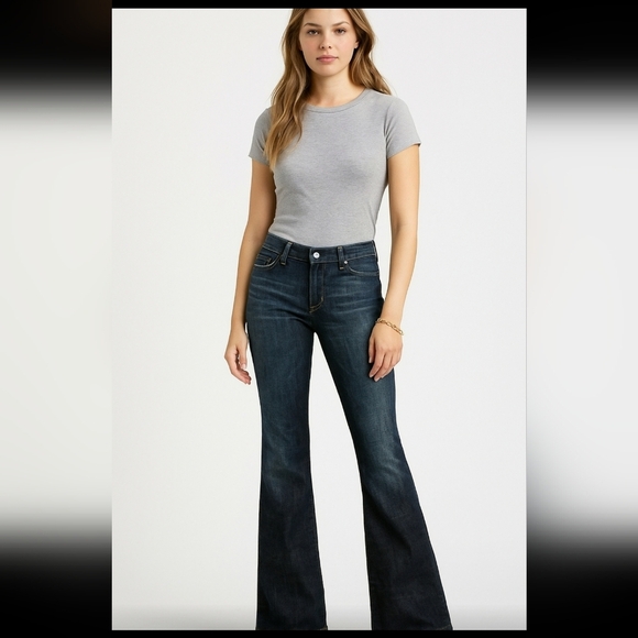 Citizens Of Humanity Womens Dark Wash Faye Wide Leg Jean 29 - Picture 1 of 12